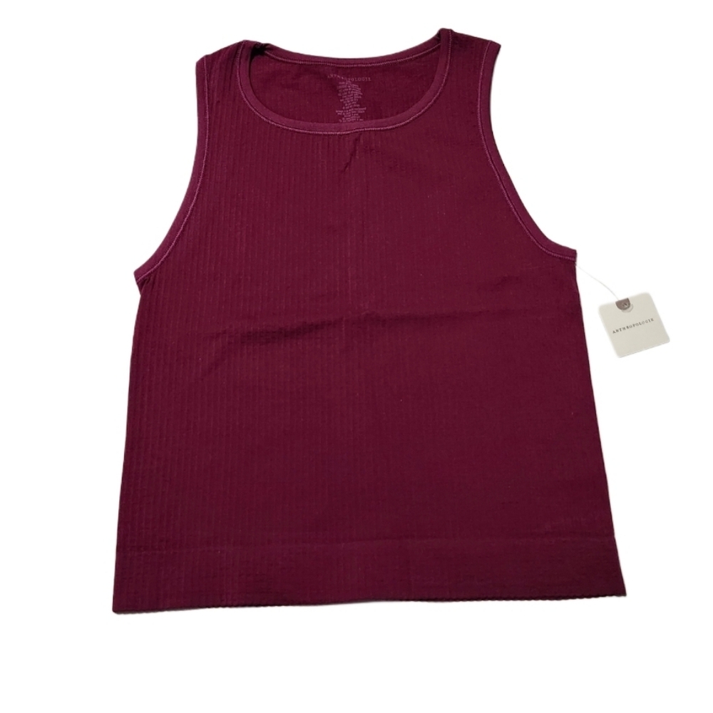 NWT  Anthropologie  Tank Top  Purple/ Burgundy  S/M